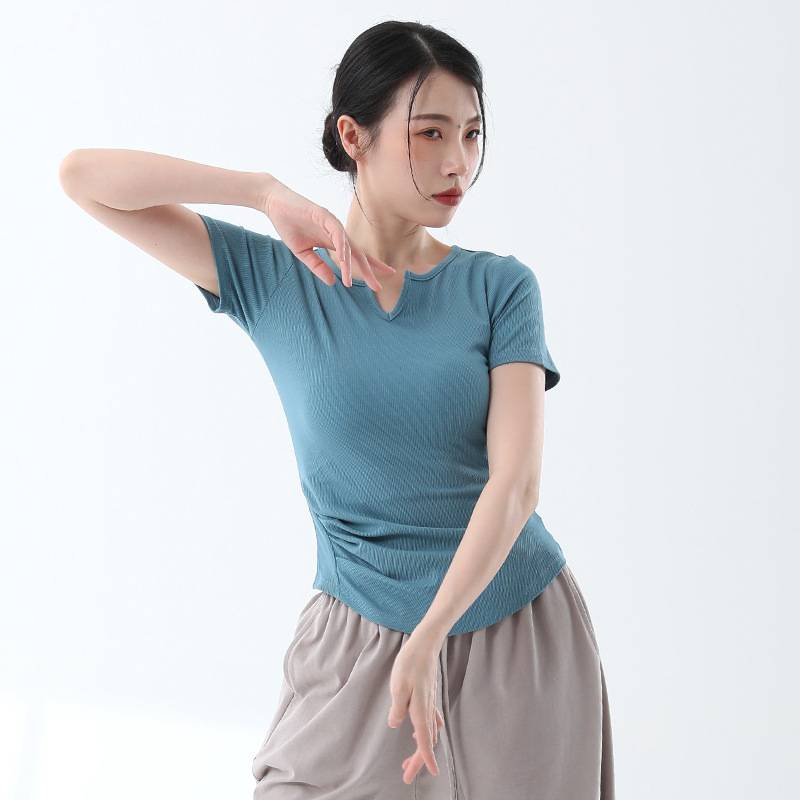 Sea blue - short sleeves